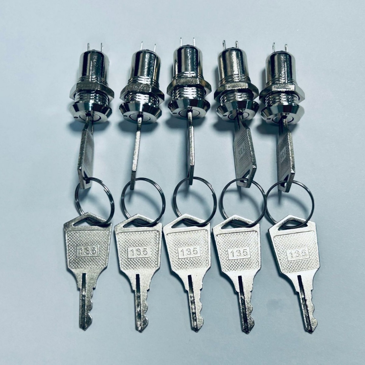 12mm电源锁钥匙开关SK412-02G电动车锁钥匙开关锁厂家直销价格实