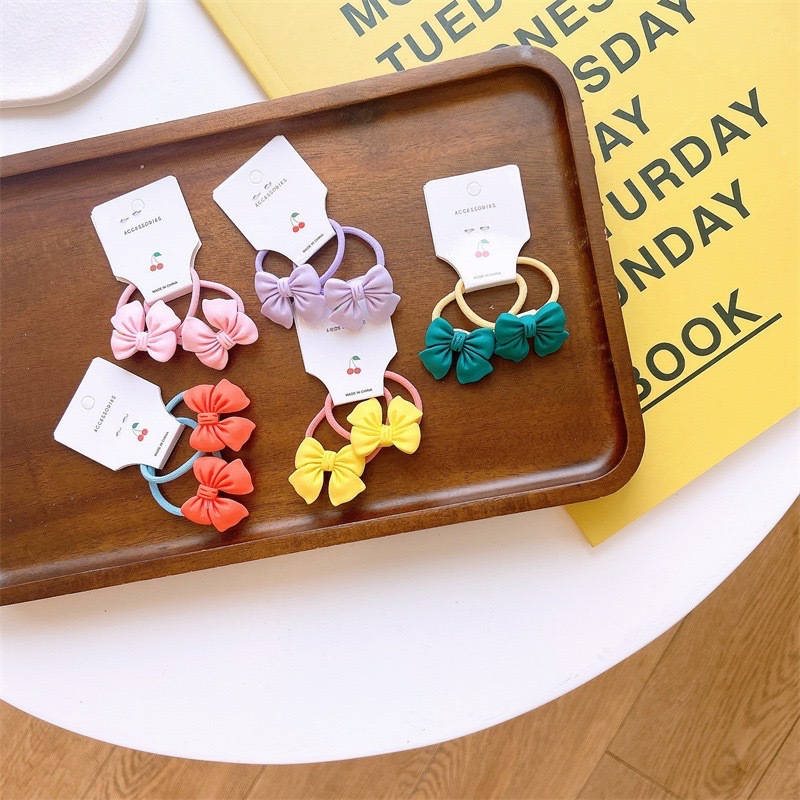 bowknot hair rope for children