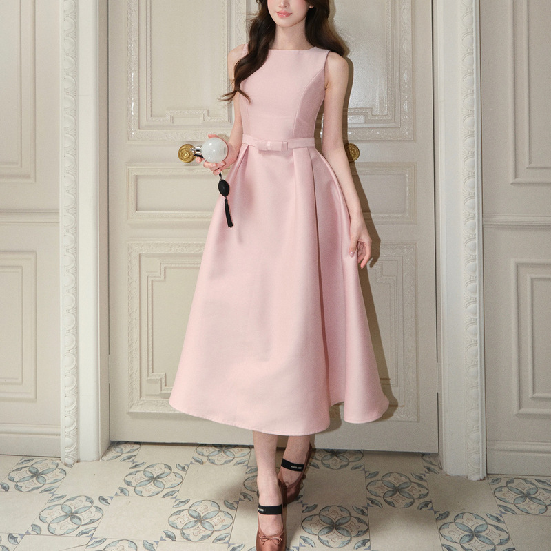 Avenemen/Hepburn Skirt/French Waist Sleeveless Dress, High-End Design Mid-Length Dress Avenemen/Hepburn Skirt/French Waist Sleeveless Dress, High-End Design Mid-Length Dress