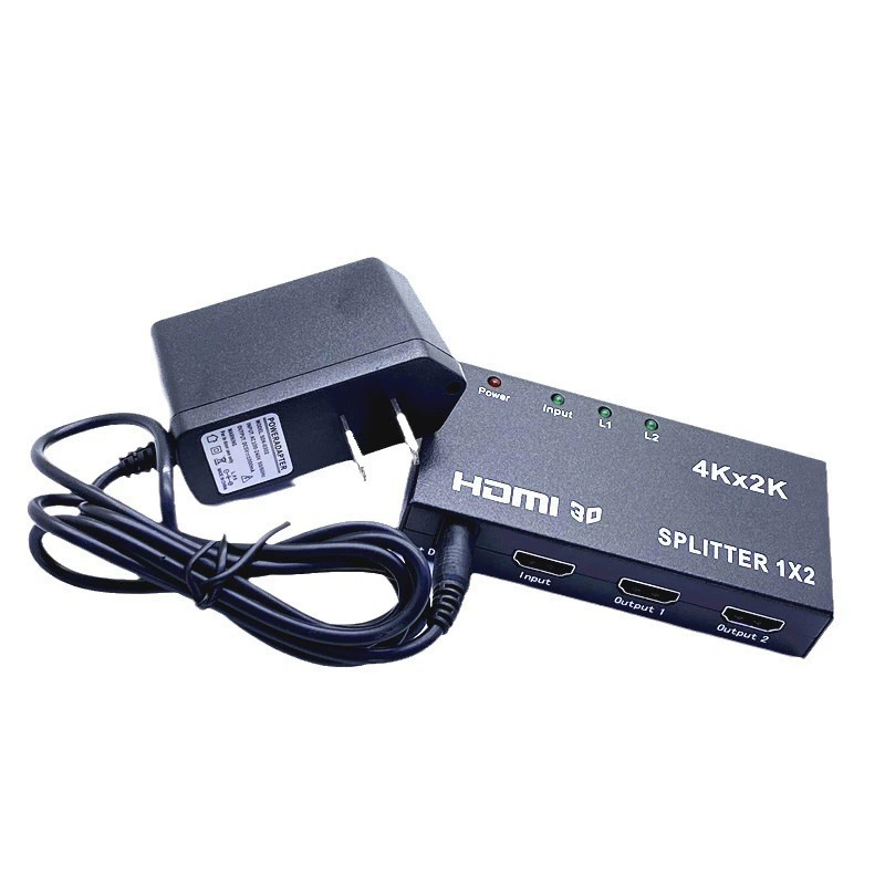 HDMI разветвитель 1 на 2 выхода 3D 4Kx2K/30Hz, HD HDMI 1x2 сплиттер
