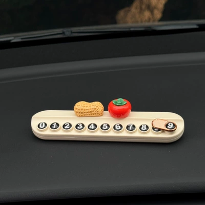 Nömrəli dayanma kartı – Fruit Ornament - persimmon-and-peanut-pair-white-aromatherapy-stop-sign