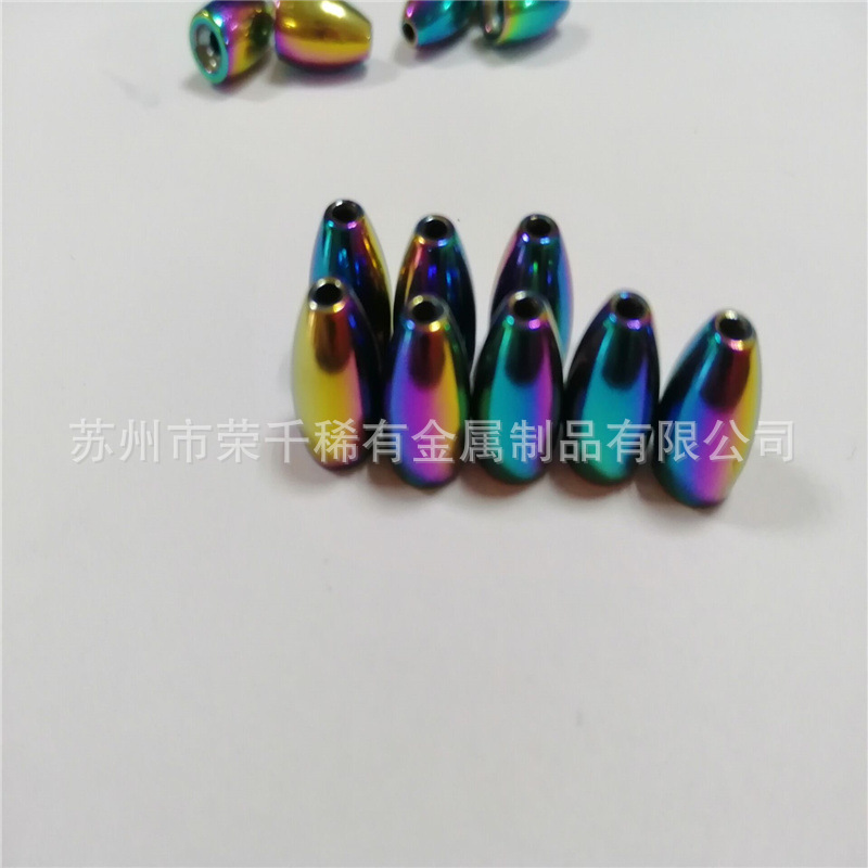 生产高比重钨合金钓坠 新型钓鱼材料钨合金鱼坠 海钓配重钨坠