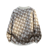 2026秋季青少年宽松圆领长袖针织开衫运动风格透气罗纹底摆，男装针织衫/毛衣，星座614