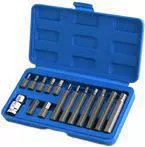 40 Spline Piece Set, Flower-Shaped — Mühərrik tənzimləmə alətləri - star-batch-15-piece-set-cr-v-natural-color-plastic-box