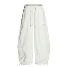 创意新款2025都市纯色休闲女装宽筒裤弯刀休闲裤货源直批10