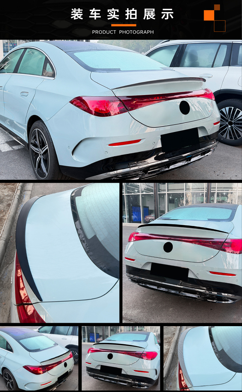 Suitable for Mercedes-Benz Cla-Class C174 C178 2026+ Amg Rear Wing Spoiler Exterior Cross-Border Modification Accessories