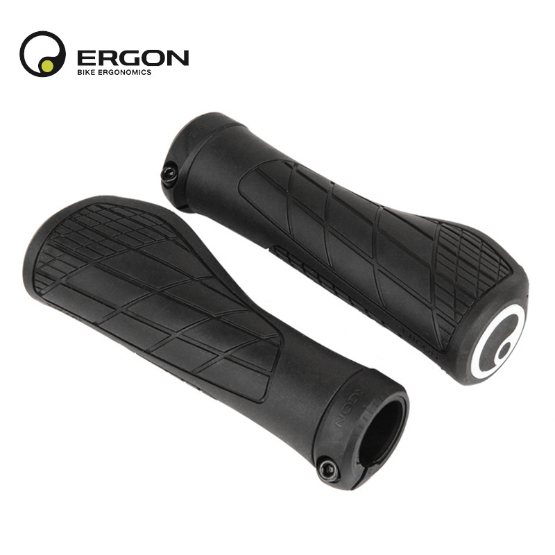 ドイツ ERGON GA3 ヒューマンミートボールグリップマウンテン折りたたみ自転車ロックアップゴム衝撃吸収グリップ