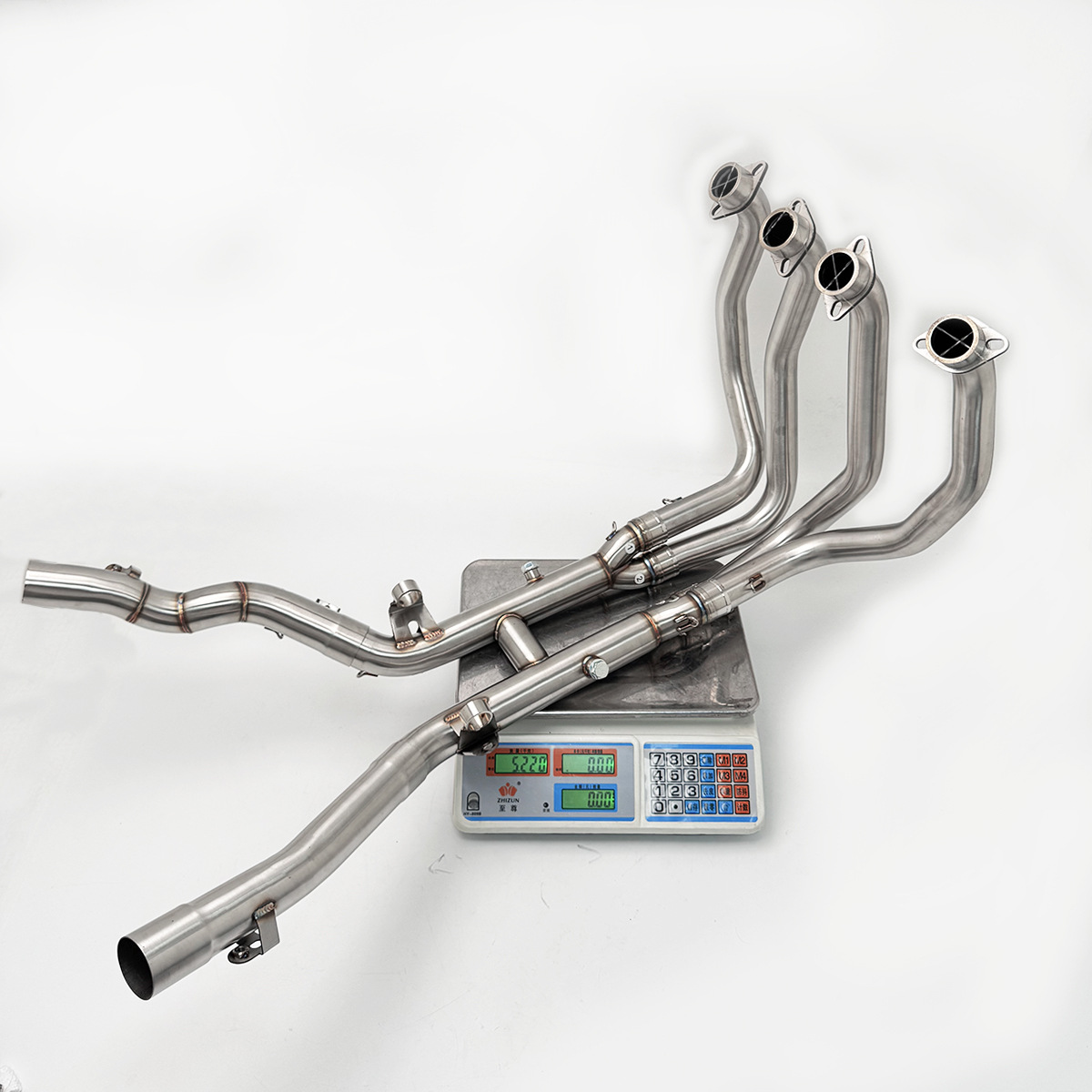 Suzuki Hayabusa GSX-R1300 Front Section - Brushed Stainless Steel - Original Factory Diameter - 21-25