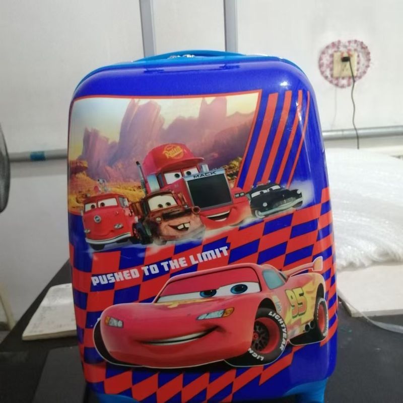 新しい子供の漫画かわいいスーツケースプリンセスエルザ子供用スーツケース 18inch 旅行トロリーケースカスタマイズ|undefined