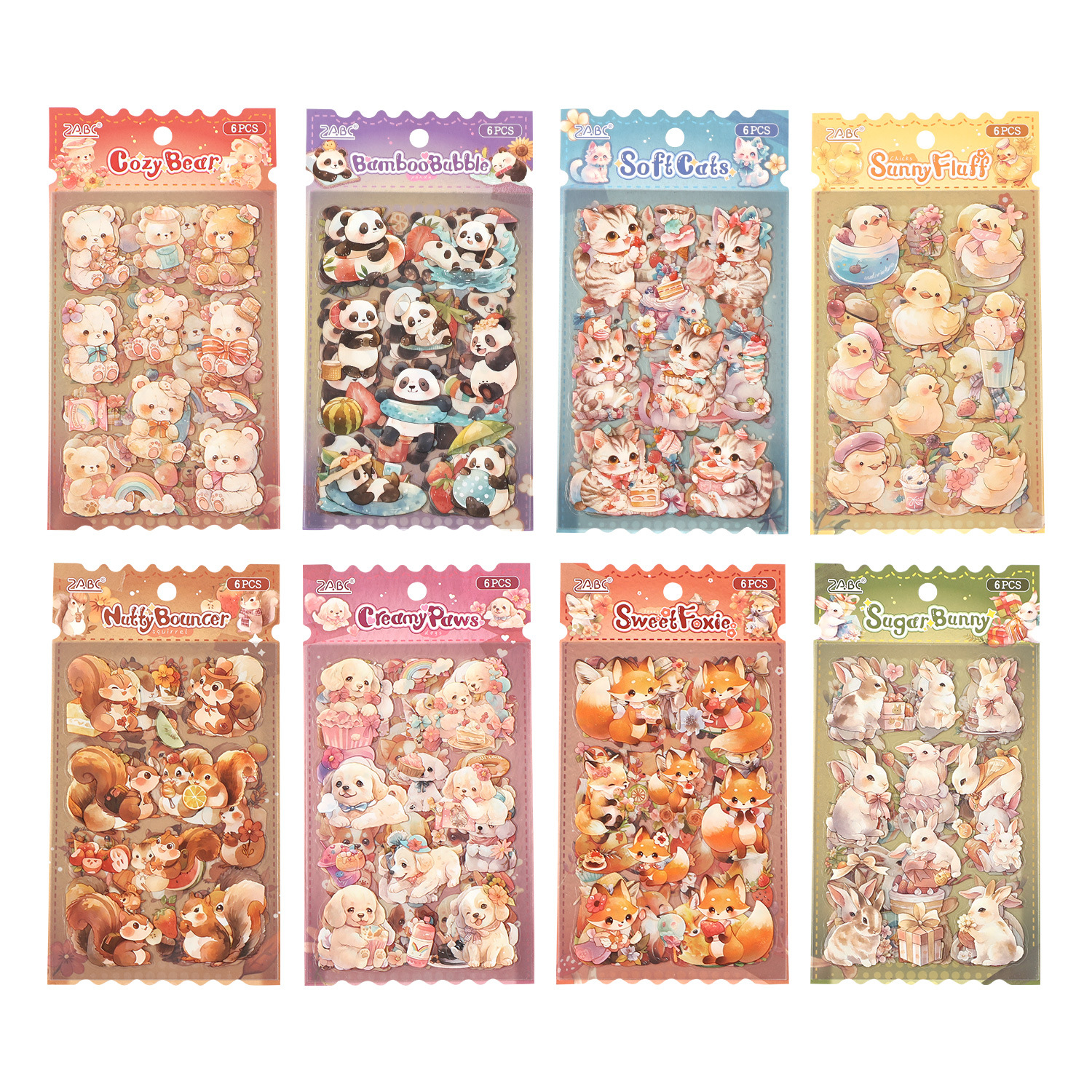 Pegatinas planas de Yuezhen, lindas cosas, series de correos, dibujos animados, linda cuenta de mano, decoración de borde de bricolaje, pegatinas de la carcasa del teléfono