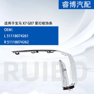 Export only for BMW X7 G07 fog lamp frame trim