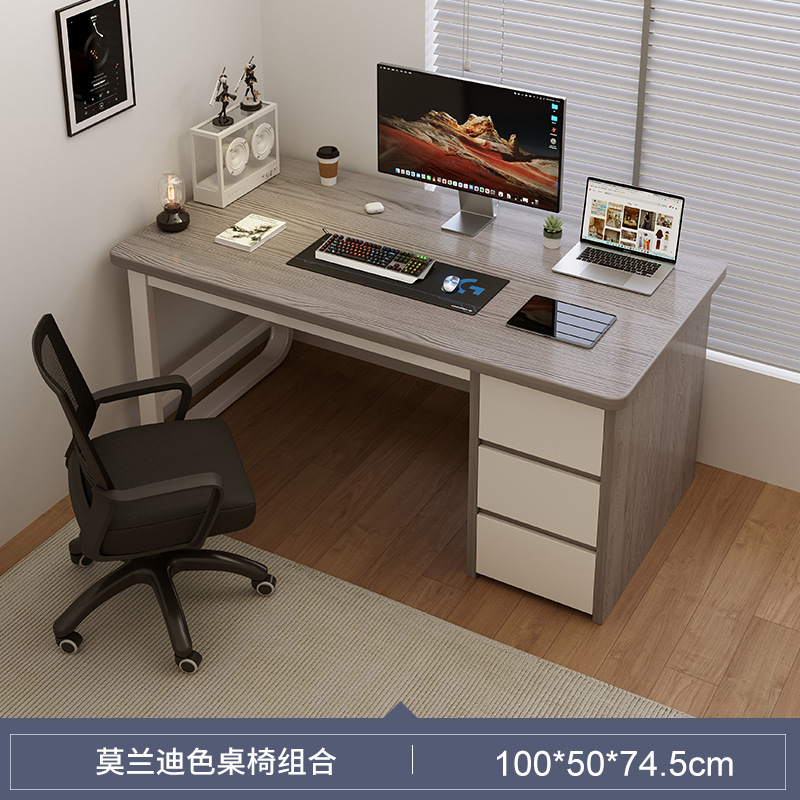 escritorio de escritorio simple y moderno con cajón escritorio de escritorio