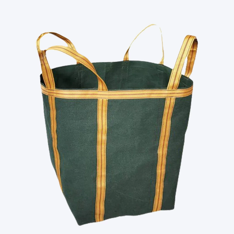 Тонная сумка с четырьмя подвесными опорными днами, тканая сумка большой вместимости, сумка для переноса логистических транспортных средств, сумка для сбора химикатов, утолщенная холщовая тонная сумка