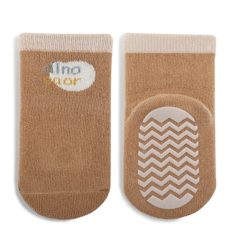 Calcetines de bebé para niños primavera nuevos calcetines de piso antideslizantes de silicona para bebés recién nacidos calcetines de algodón para niños de media pantorrilla