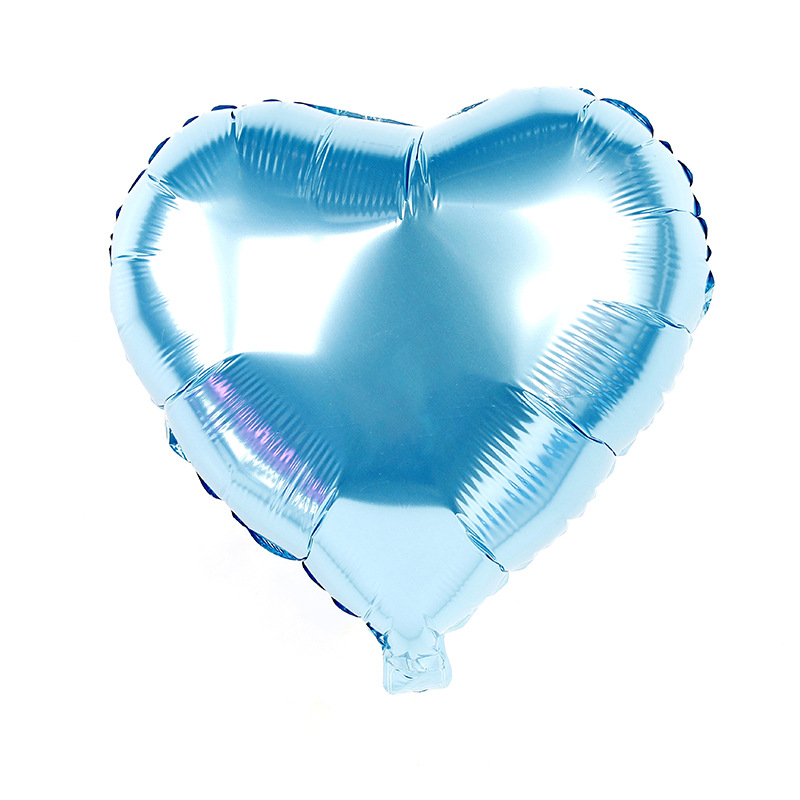 Globo de aluminio en forma de corazón de 18 pulgadas decoración de cumpleaños propuesta de boda confesión decoración melocotón corazón globo de papel de aluminio
