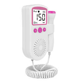 厂家批发外贸Fetalcardiometer多普勒孕妇监测听诊器智能胎心仪