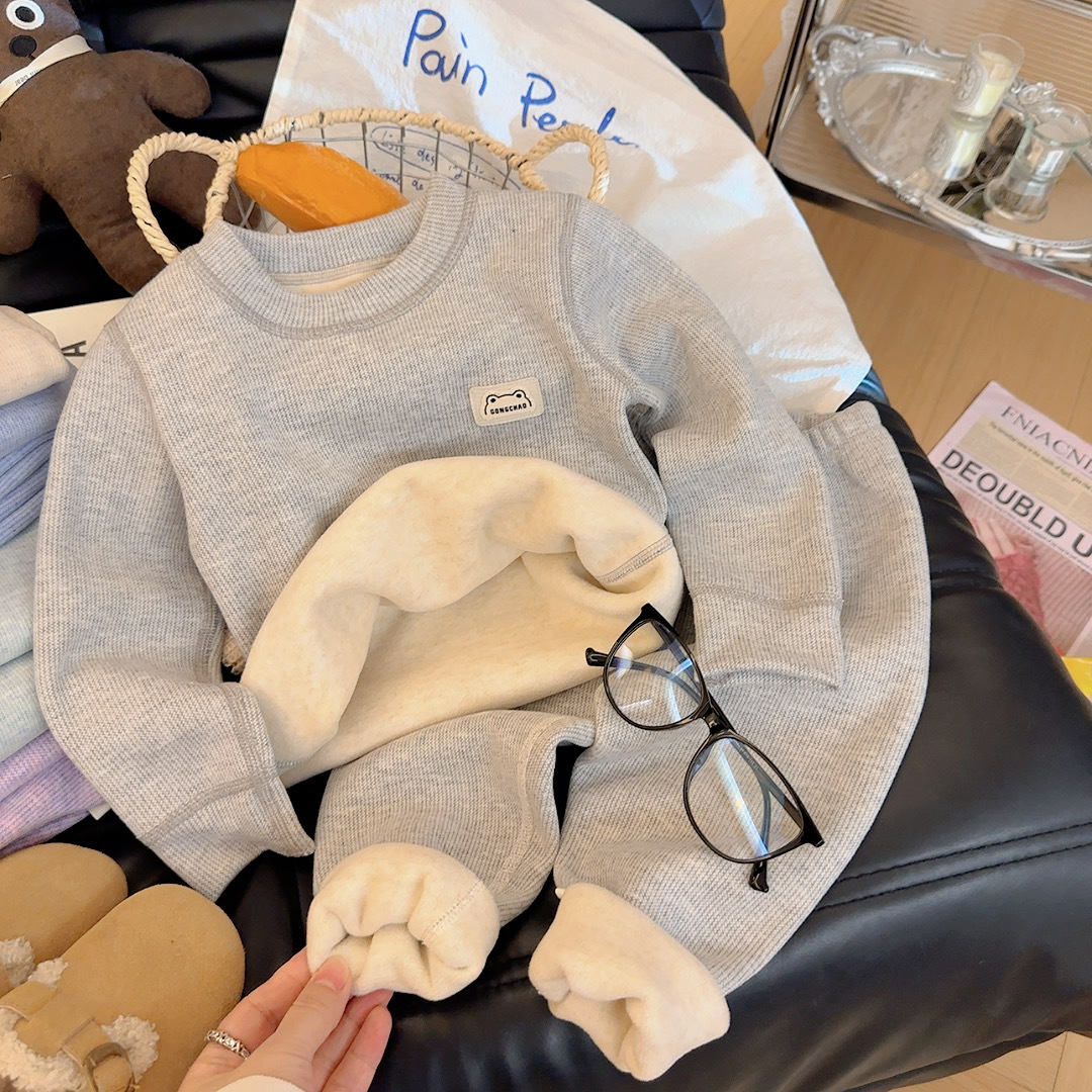 Set of bear koala fleece-grey