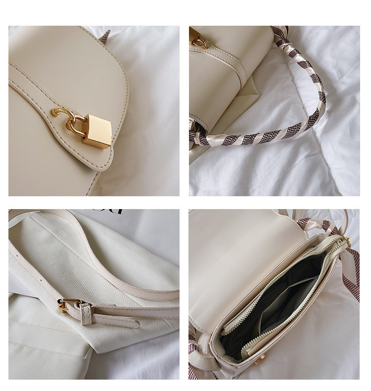 Simple Fashion Shoulder Crossbody Small Square Solid Color Bag display picture 1