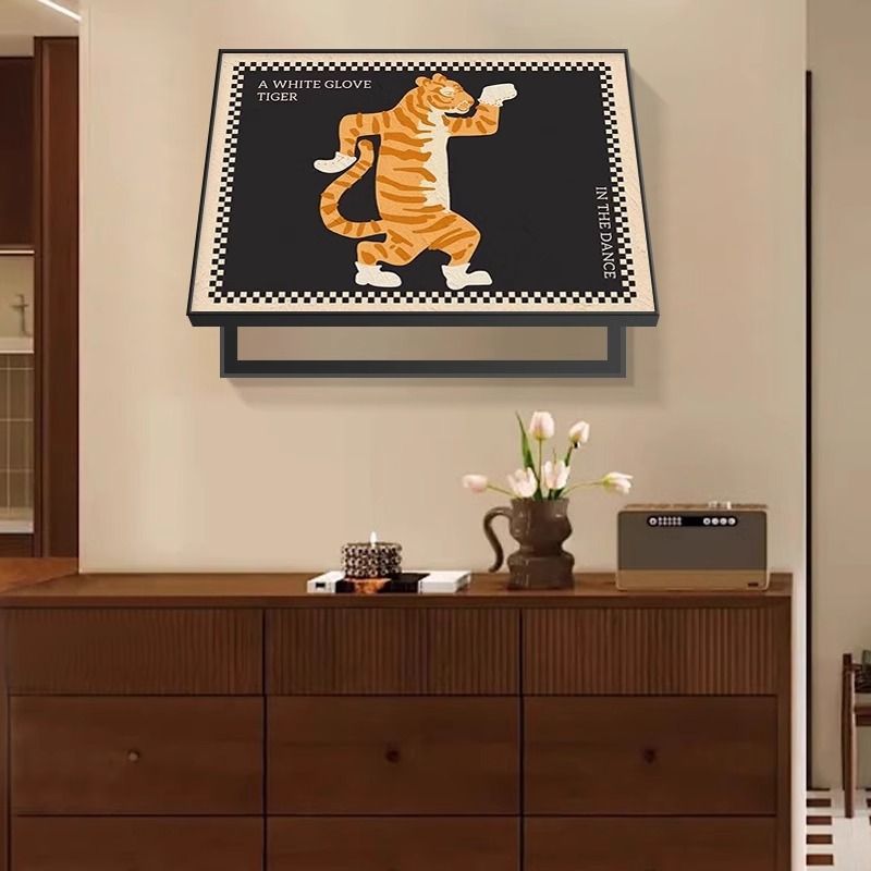 Medieval Style Distribution Meter Box Decorative Painting 2025 New Weak Current Box Box Covering Electric Switch Hanging Painting High-End Mural