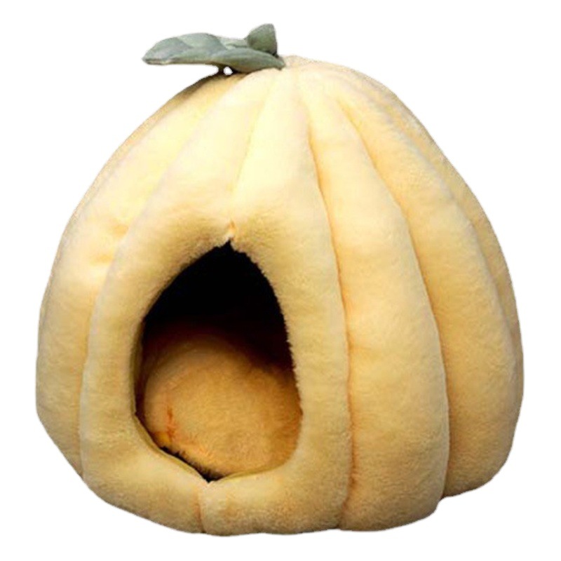 Venta al por mayor Rosa invierno perrera gato nido Otoño e Invierno engrosada gato casa lindo mongol bolsa mascota nido casa caliente extraíble y lavable