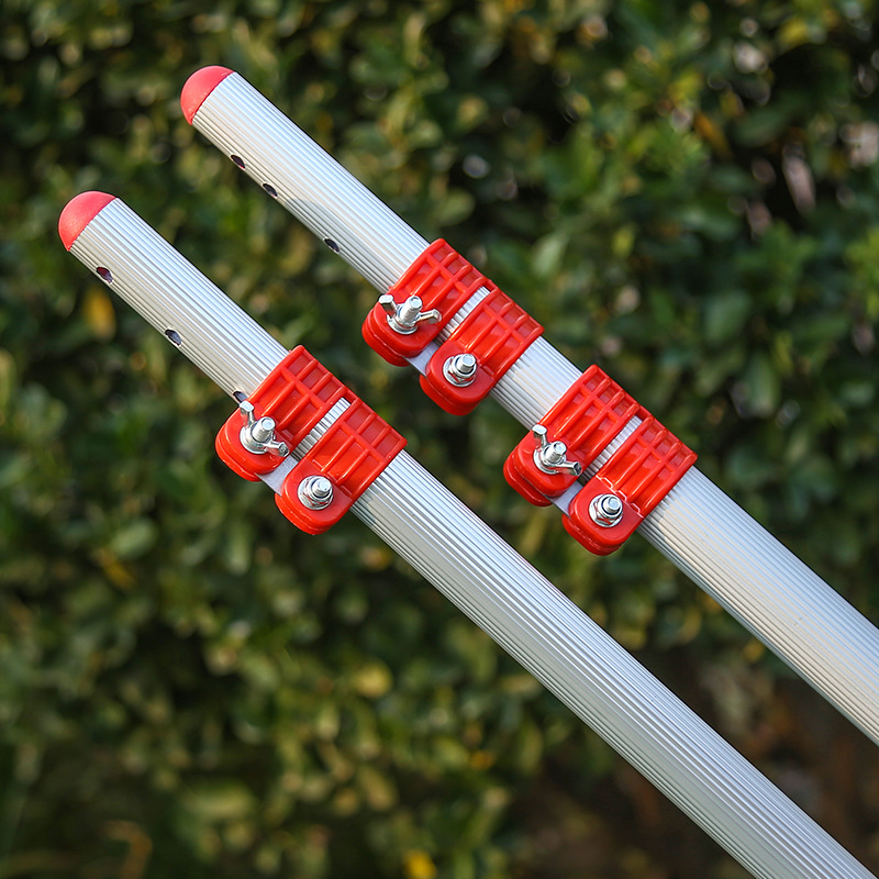 Barra telescópica de corte de rama alta sierra aérea barra de aleación de aluminio sierra de rama alta corte de rama gruesa barra telescópica de aleación de aluminio de alta resistencia tubo
