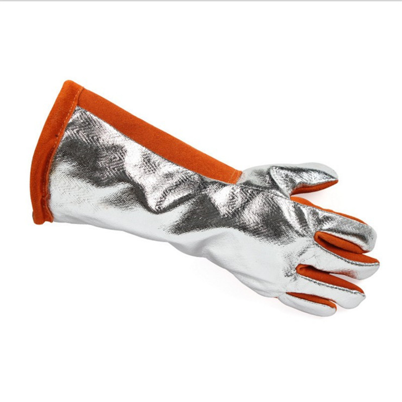 Delta TERK400 guantes de aislamiento térmico a prueba de salpicaduras metálicas 205401 205400 guantes de protección laboral chapados en aluminio