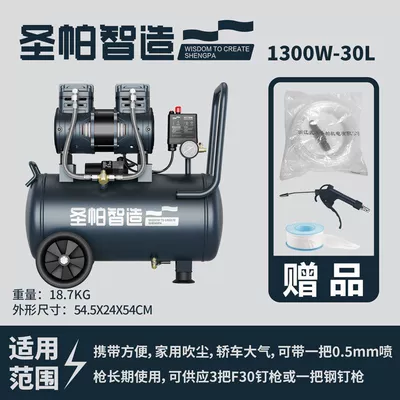 Saintpa Air Compressor 220V Hava kompressorları - factory-direct-flagship-sanpa-authentic-product-10x-money-back-guarantee-if-fake-sp-sp-1300w-30l-factory-configuration-gift-pack