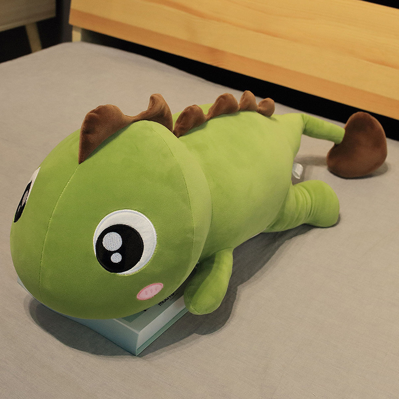 Dinosaurio de peluche de juguete almohada cama muñeca de trapo grande muñeca pierna clip almohada regalo de cumpleaños para las niñas