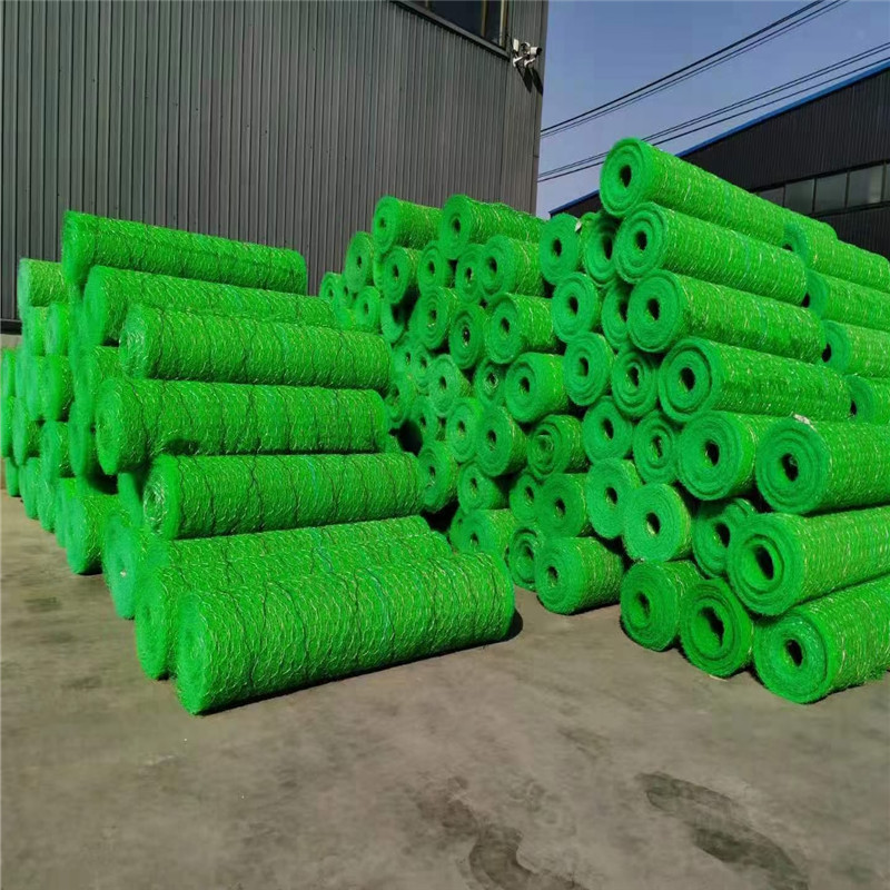 河道生态加筋麦克垫 聚酯麦克网垫 加筋水土保护毯河道加固麦克垫