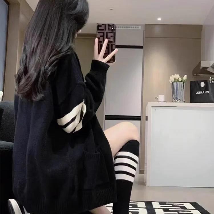 2025年新款显瘦小香休闲慵懒风韩系毛衣外套针织开衫秋季款女上衣|undefined