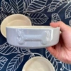 Slightly flawed gray bone (medium size) diameter 14.8*height 4.8