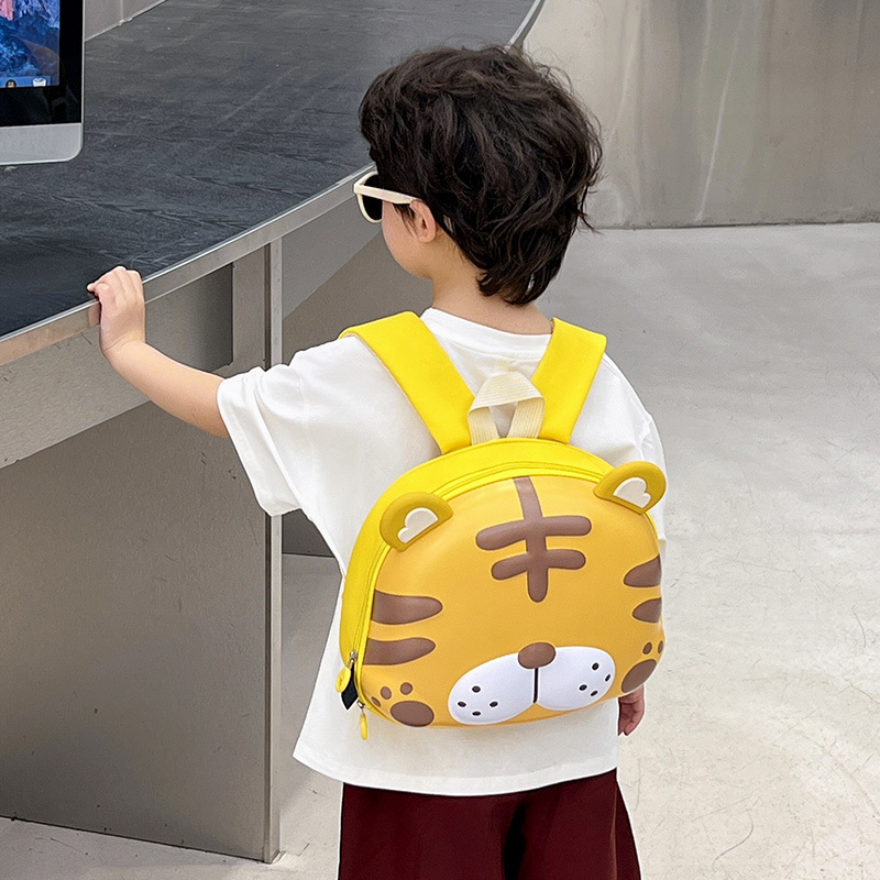 Nueva moda jardín de infantes mochila material EVA tigre de dibujos animados mochila de hombro para niños mochila de viaje casual para niños