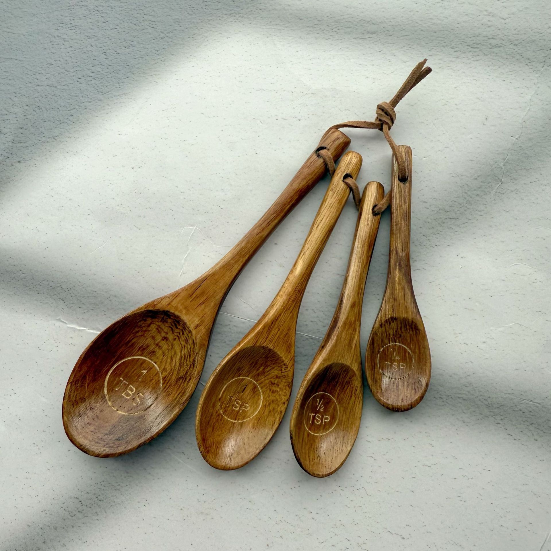 Set di misurini per caffè in legno di acacia stile giapponese_voghion.com