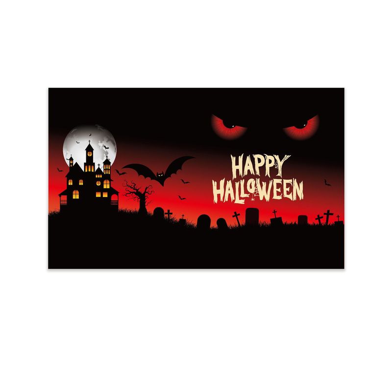 国境を越えた新しい背景布ハロウィーン城装飾パーティーのテーマ室内灯にろうそくがついている|undefined