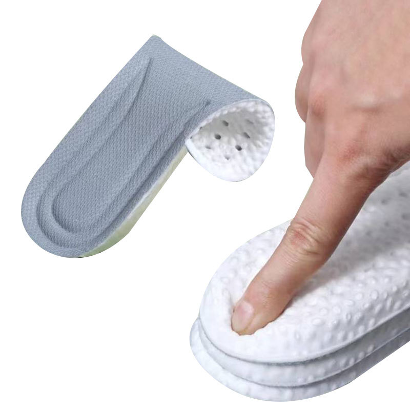 Huellas de pie de alta calidad 5D pisar la sensación de insola de mierda para hombres y mujeres comercio electrónico ultra suave deportes correr entrenamiento militar amortiguación