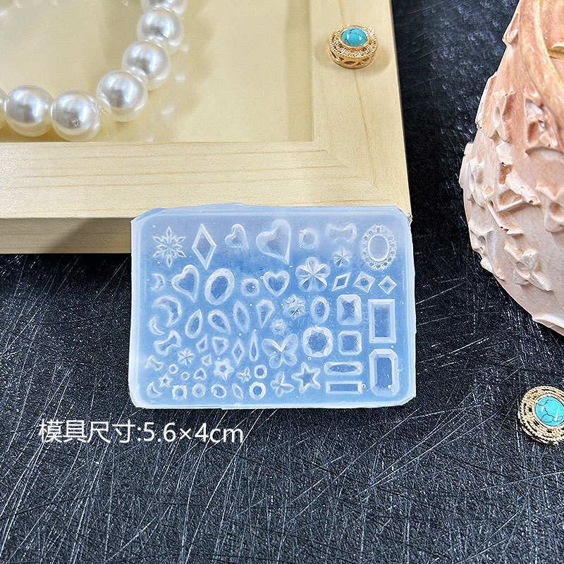 ミニチュア細かい籾殻寿司 kt クリームケーキジュースカップネイルアート装飾高透明モールド DIY 彫刻接着剤ジュエリーモールド|undefined