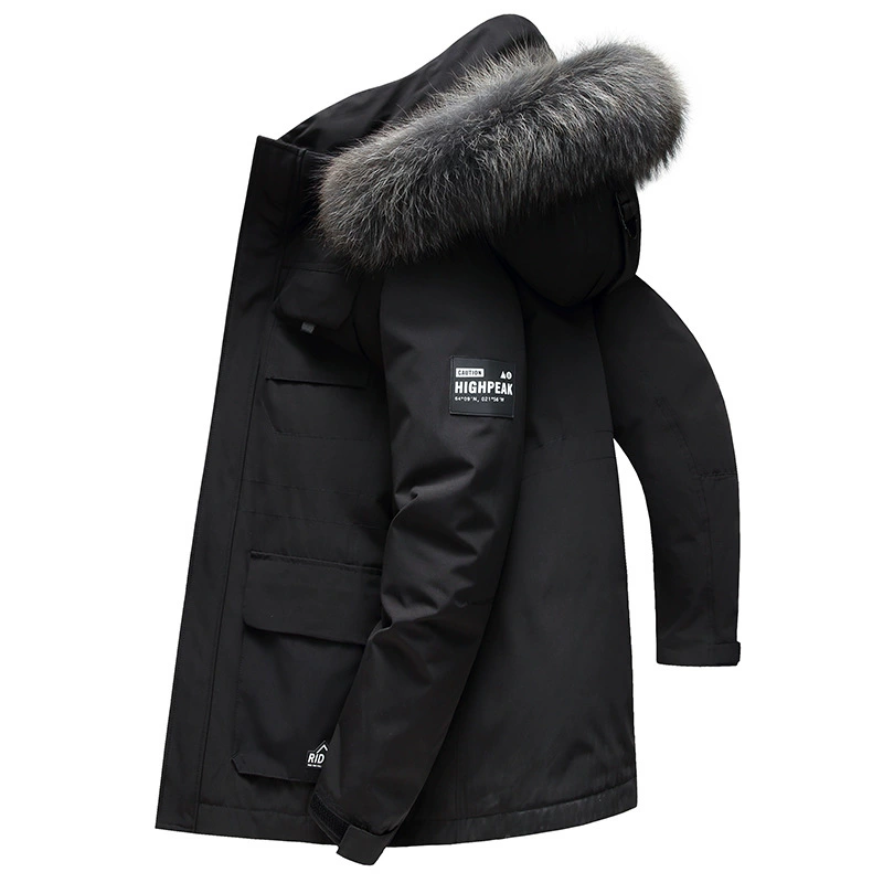 Зимний пуховик мужской короткий прилив