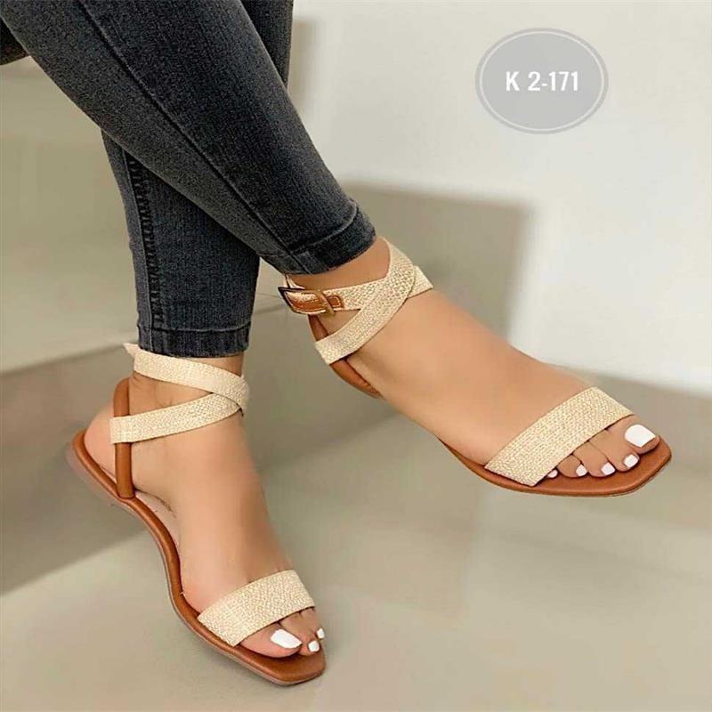 Ankle Wrap Sommer Neue 2025 Outdoor Gürtel Schnalle Sandalen Hausschuhe frauen Plus Größe Schuhe_voghion.com