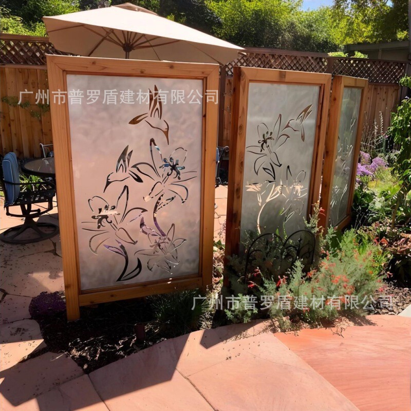 Stainless Steel Screen Partition Garden Fence House Fence Guardrail Decorative Background Wall Fence Balcony Guardrail Stairs