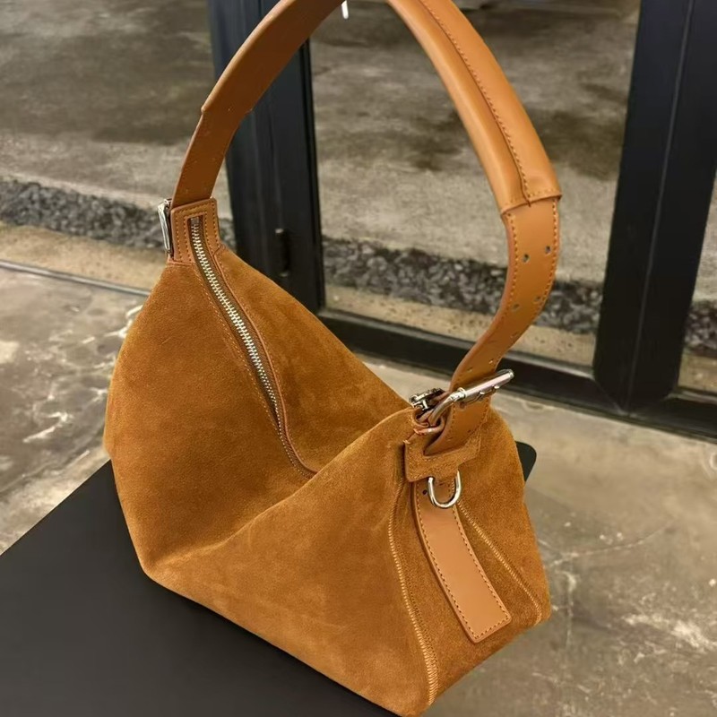 新品爆款磨砂皮lem*air Hobo法棍包个性别致时尚单肩腋下饭盒包|undefined