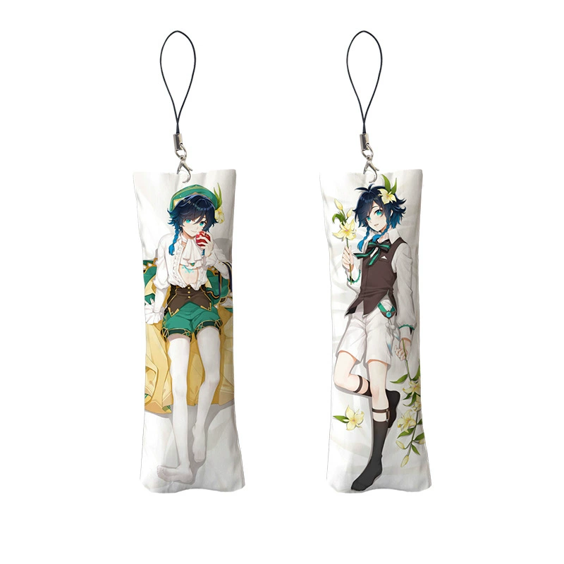 [小抱枕钥匙扣迷你挂件Mini Dakimakura魈钟离八重子书包挂件] → мини-подушка брелок ключей маленький подвесной брелок рюкзачок