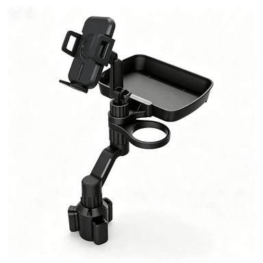 Storage Upgrade Version, Car cup holder/beverage holder - b06-1-car-mounted-tray-and-cup-holder