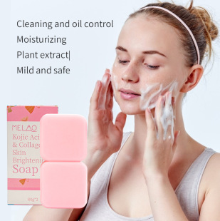 Cross-Border Kojic Acid Soap Wholesale Mild Cleansing Soap Deep Cleansing Moisturizing Handmade Soap Spot Amazon Kojic Acid Soap
