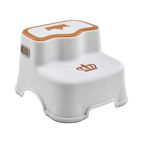 Children's crown footstool toilet stool step stool chair small bench hand washing step baby foot stool standing stool
