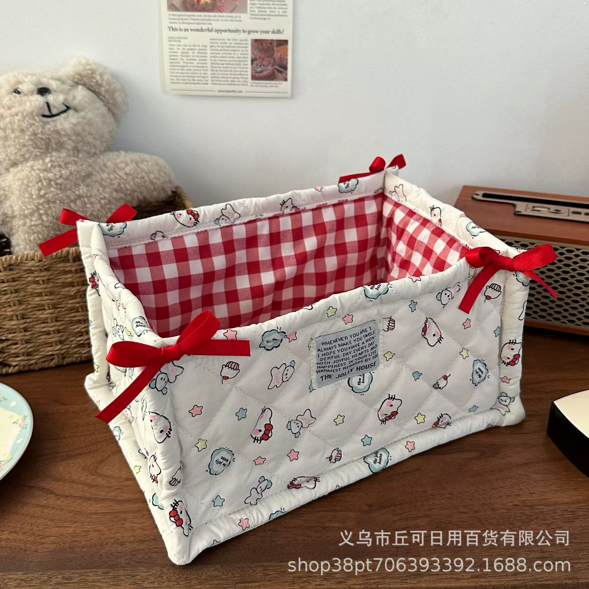 High quality table cute storage basket, storage system, storage box