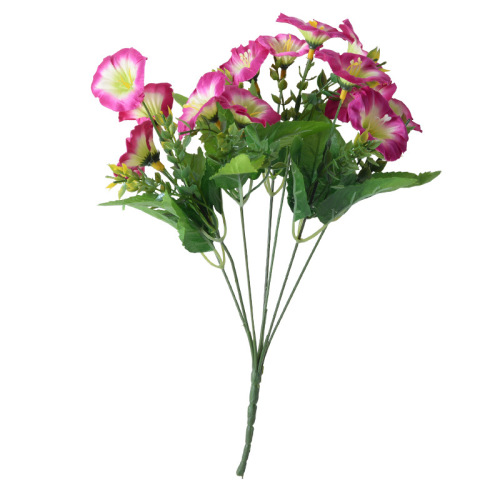 Manufacturer wholesale artificial flowers morning glory small bunch bouquet engineering decoration fake flowers artificial flowers home decoration