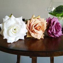 毛布卷邊季玫瑰家居樣板間插花裝飾婚慶攝影拍照道具花草植物配飾