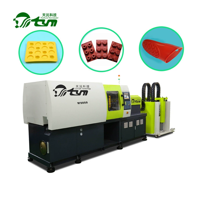 Оборудование для производства силиконового шоколадного торта Tianyu горизонтальное 150 тонн жидкого силиконового сервопривода формовочная машина