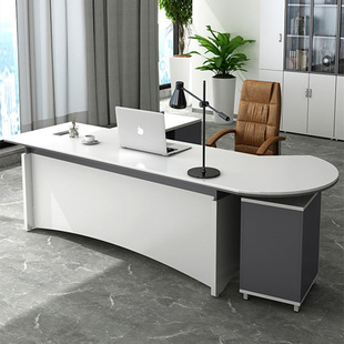 Office Desk Boss Desk Desk and Chair Combination Office Furniture Simple Modern Executive Desk Manager Boss Desk