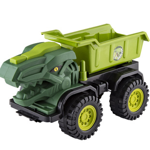 Dinosaur Oversized Children's Excavator Toy Vehicle Engineering Vehicle Dump Truck Mixer Lifting Truck Triangle Tyrannosaurus Rex